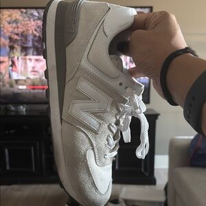 New Balance Men's White Sneakers